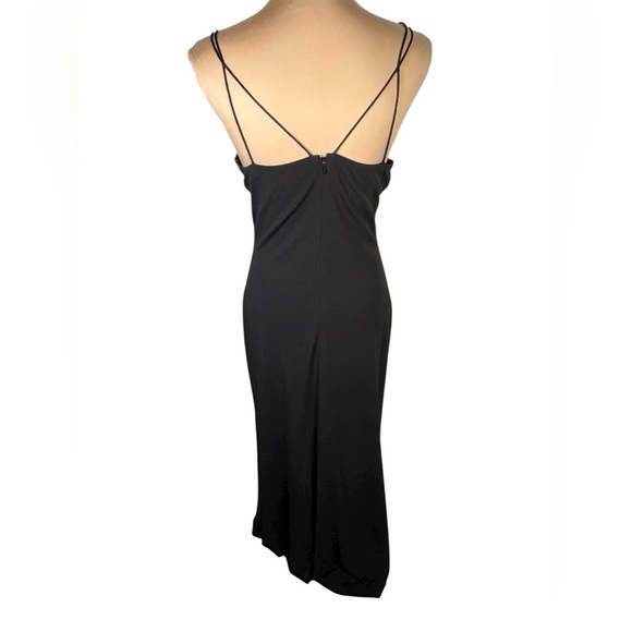 Cache Black Elegant Beaded Maxi Dress Size 10 - Picture 3 of 10